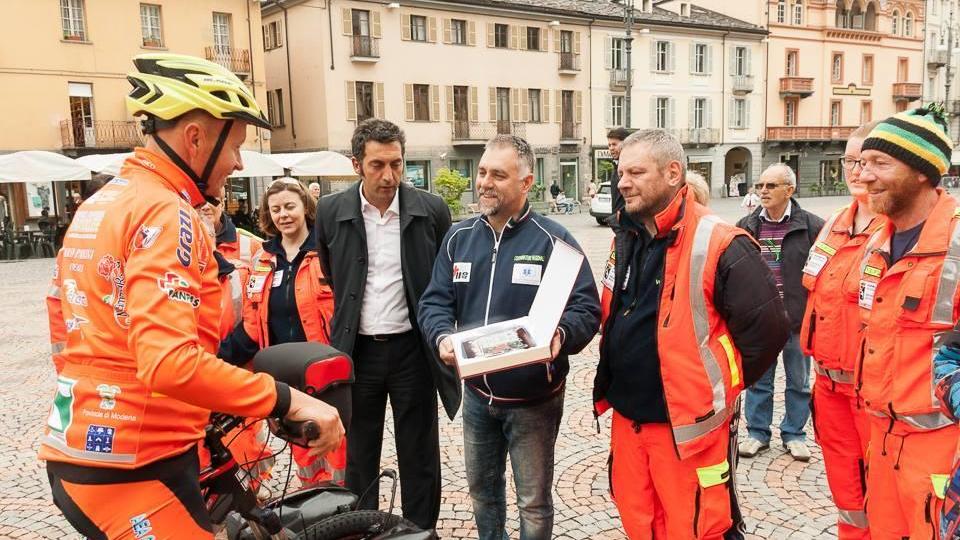 Mirandola, lunedì il rientro del ciclista pro-Nepal