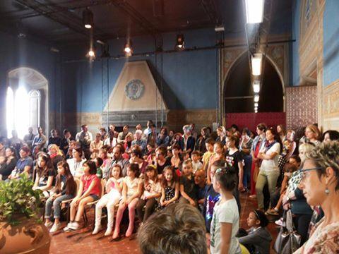 L'inaugurazione della mostra al Pasquini