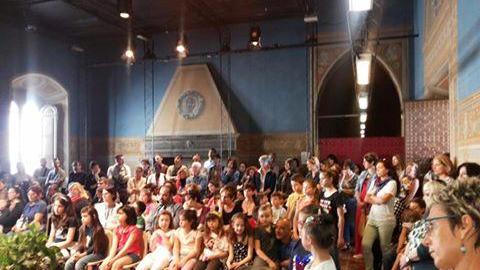 L'inaugurazione della mostra al Pasquini