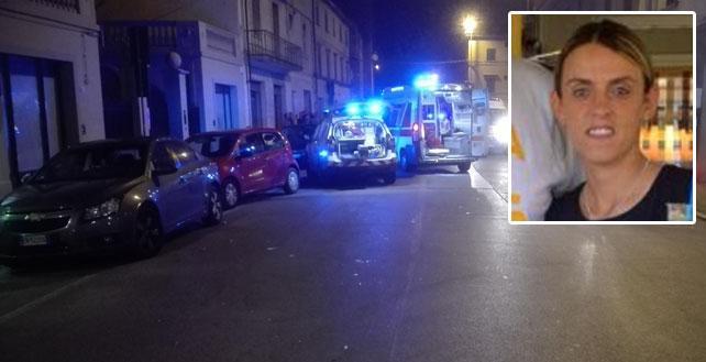 Nelle foto il punto dell'incidente mortale e Linda Baglioni