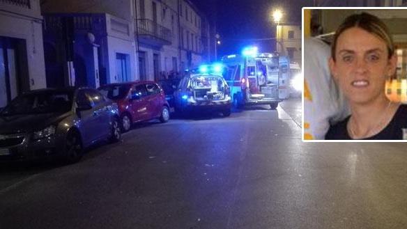 Nelle foto il punto dell'incidente mortale e Linda Baglioni