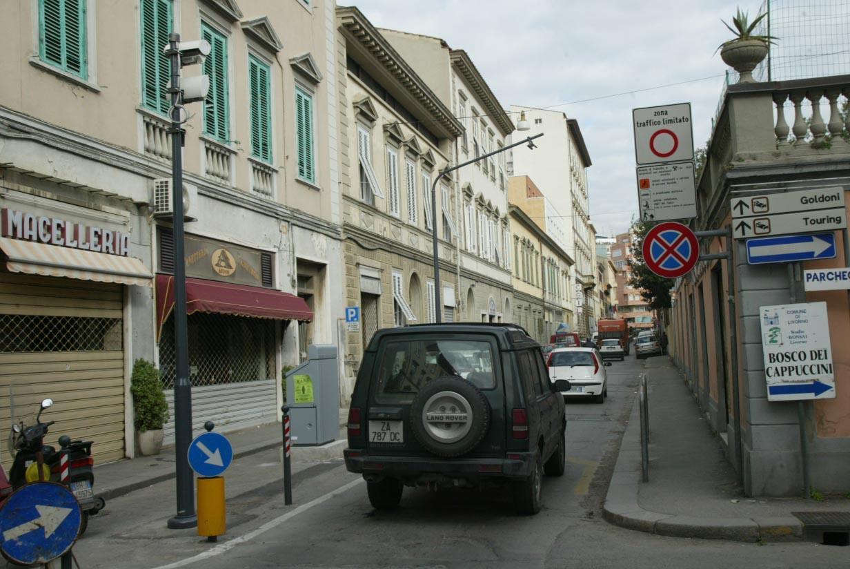 Le telecamere Ztl di corso Mazzini