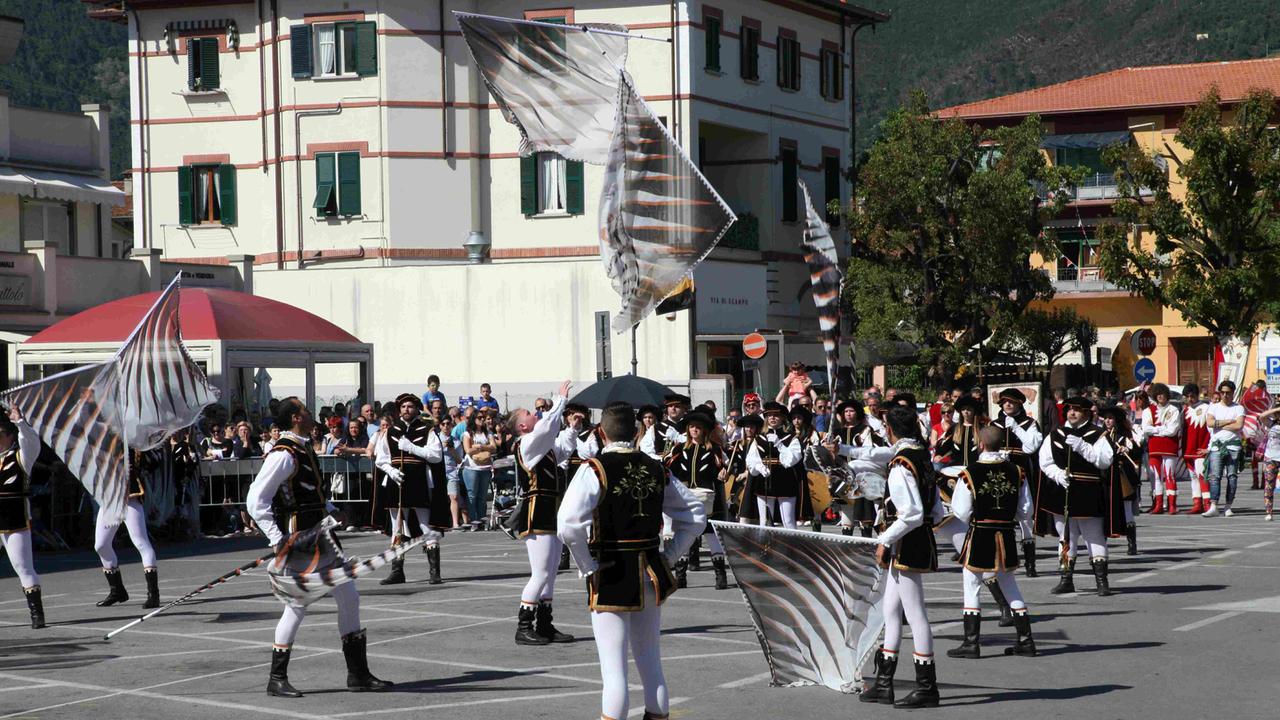 Gli sbandieratori della Quercia