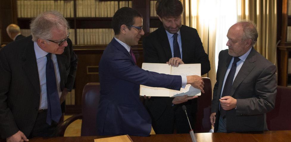 Quella dedica “per sempre” sul manoscritto del Giardino 