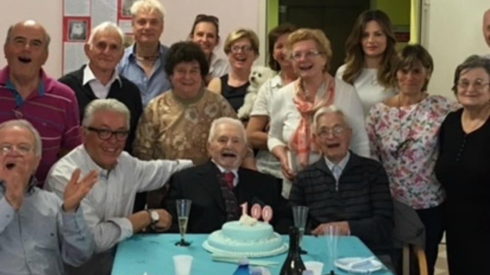 Scampato ai lager festeggia i cent’anni