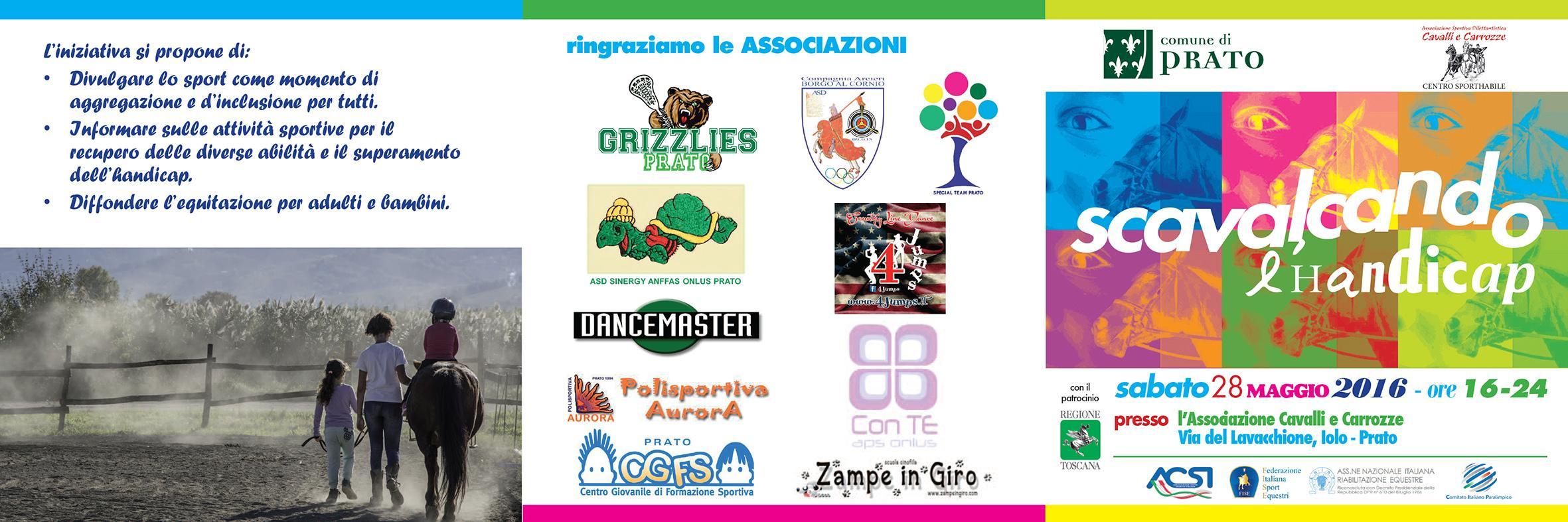 Sabato 28 maggio "Scavalcando l'handicap"