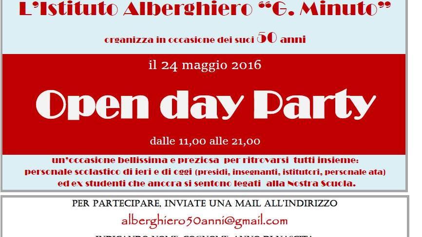 La locandina dell'Open day