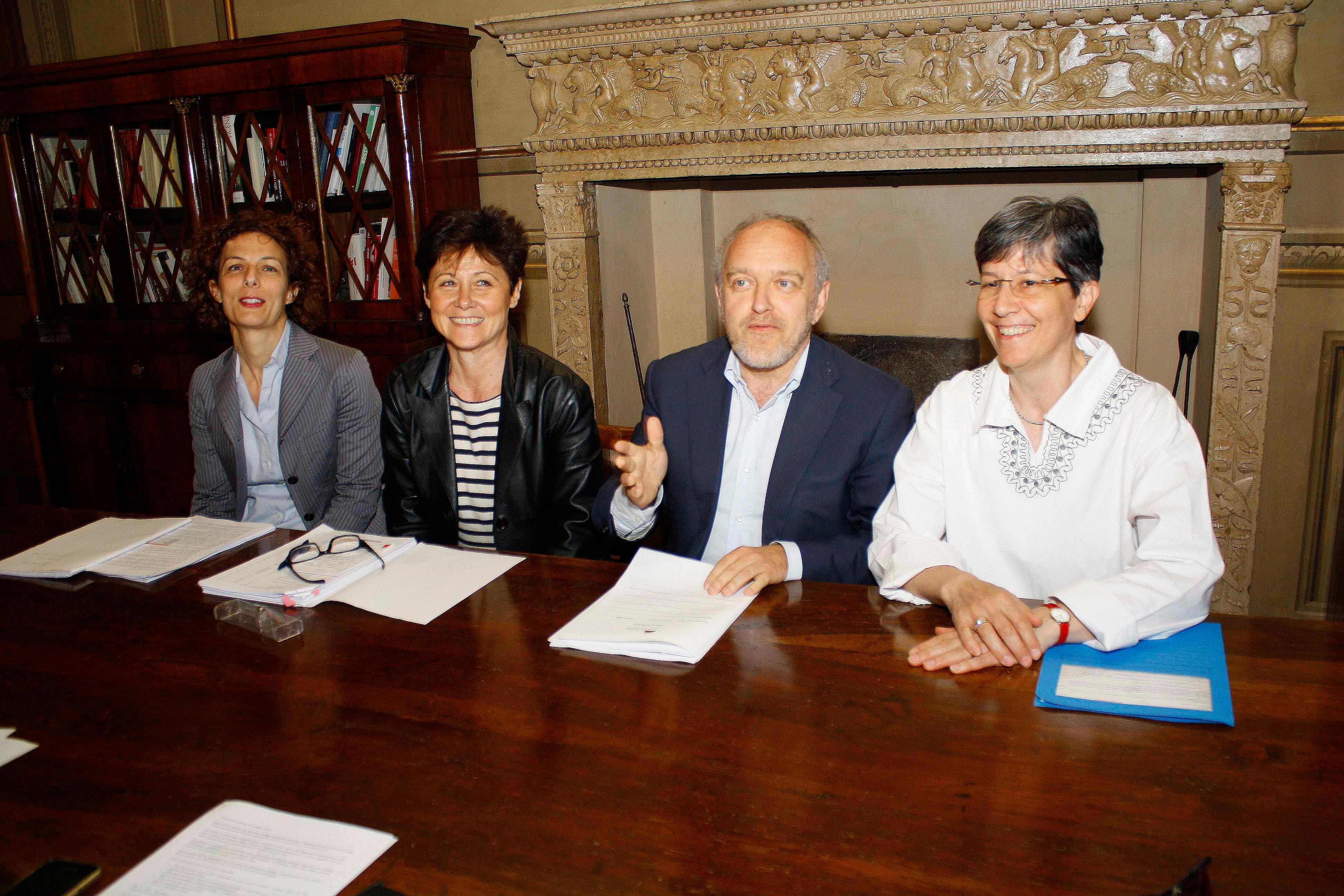 La conferenza stampa sul bilancio dell'Asp