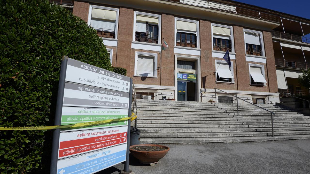 Villa Pizzetti, la sede direzionale grossetana dell'Usl (foto agenzia Bf)