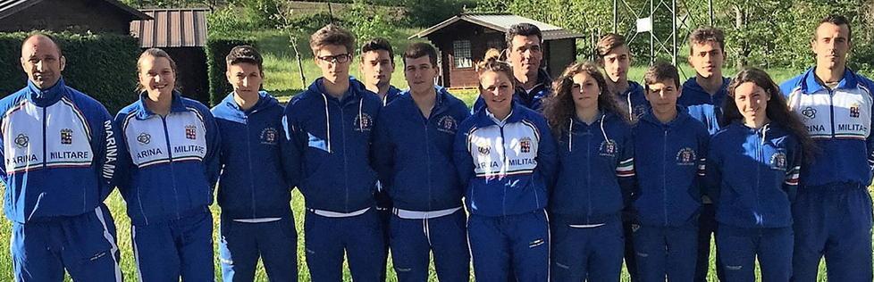 Canoisti della Marina in forma mondiale 