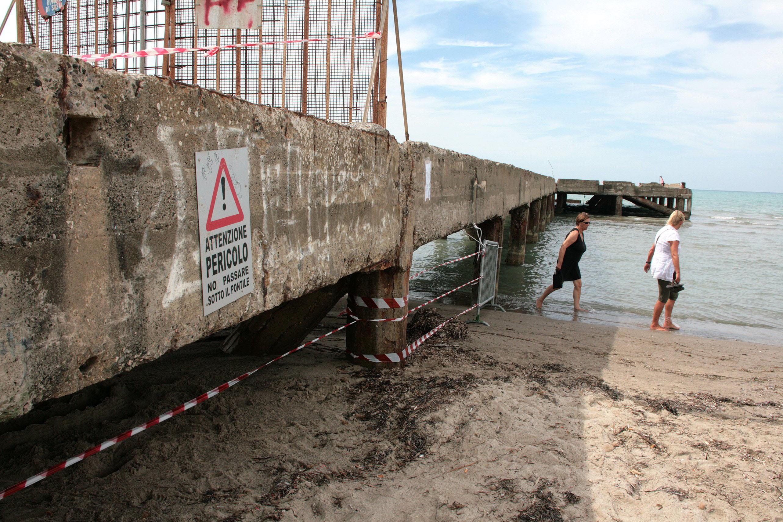 Il pontile Bonaposta di Vada 