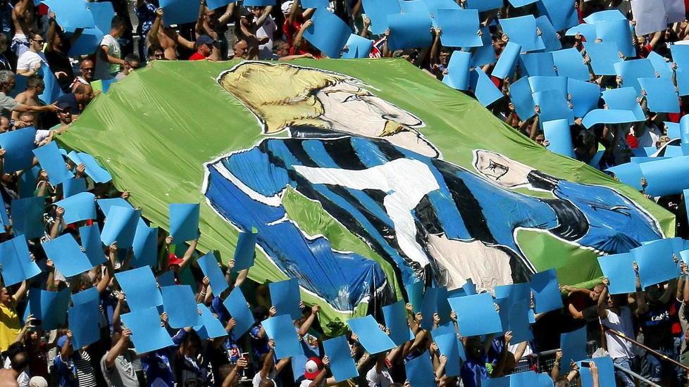 Curva Nord, ancora uno spettacolo ma attenta al sociale