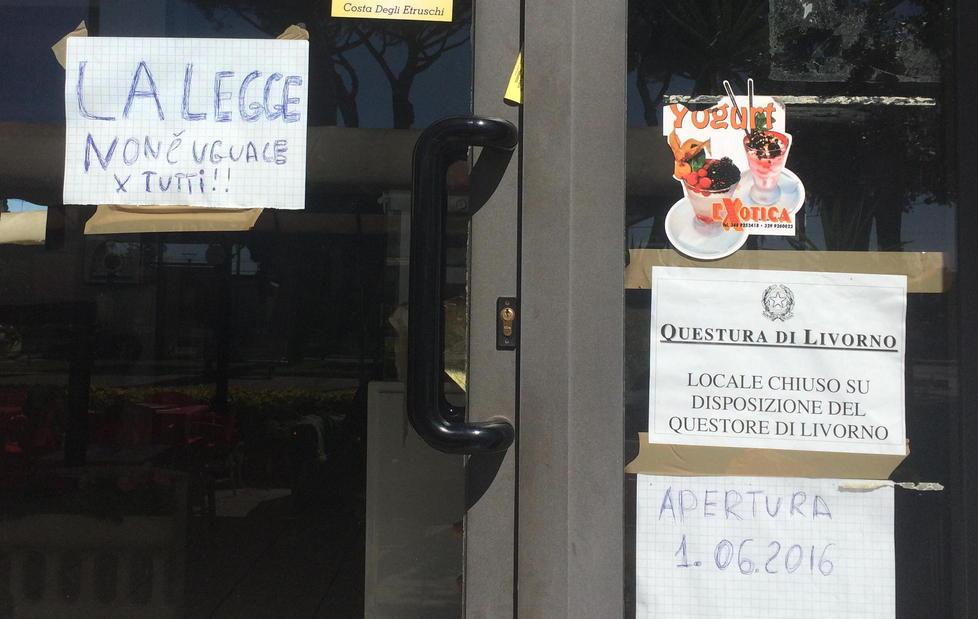 Risse e spaccio, sospesa la licenza del bar