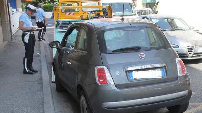 Parcheggi negli spazi dei bus: 420 rimozioni in 4 mesi