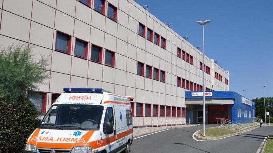 L'esterno del pronto soccorso di Cecina