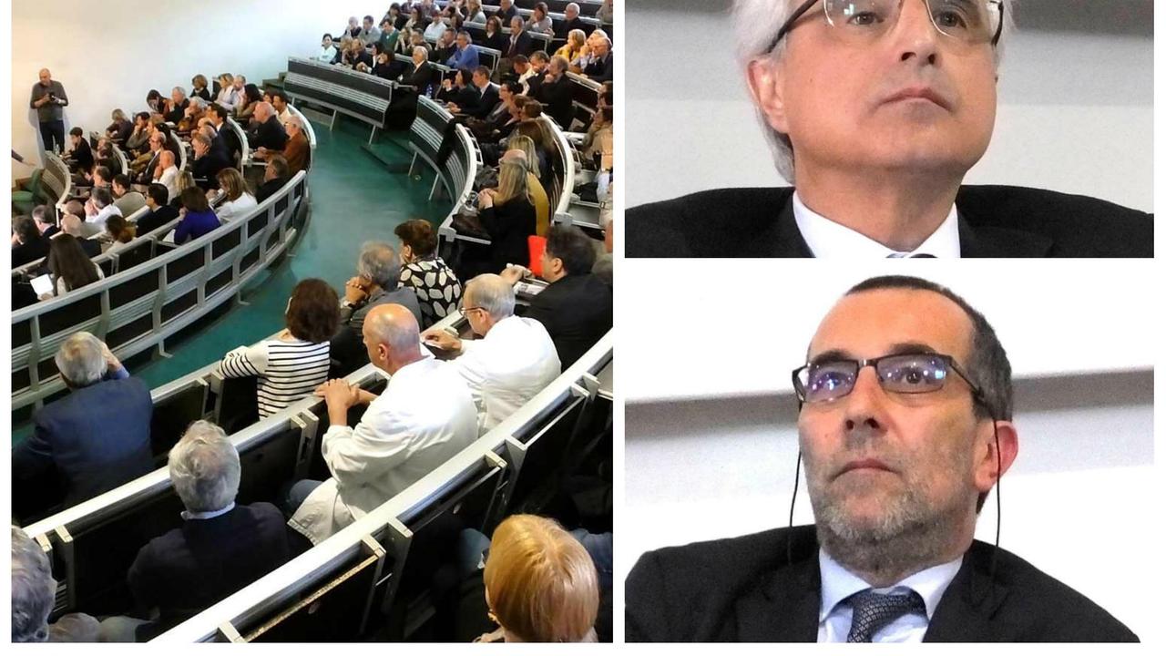 In senso anti orario: Donato Aquaro, Giuseppe Iannaccone, Paolo Mancarella e Mauro Tulli