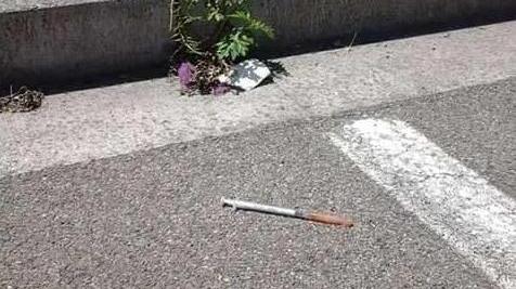 Trovata una siringa ai giardinetti