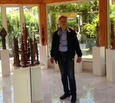 Vinicio Rovai nella sua casa-museo