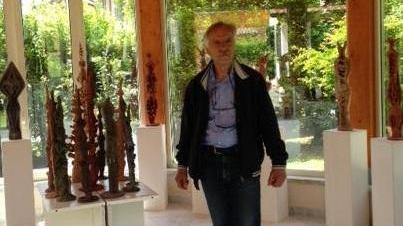 Vinicio Rovai nella sua casa-museo