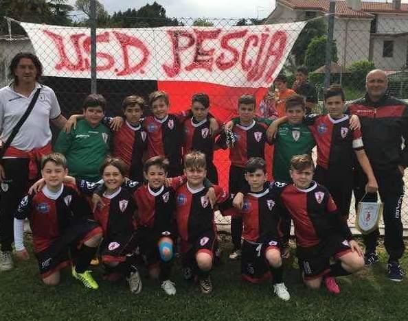 La squadra dei Pulcini 2005 dell'Usd Pescia 