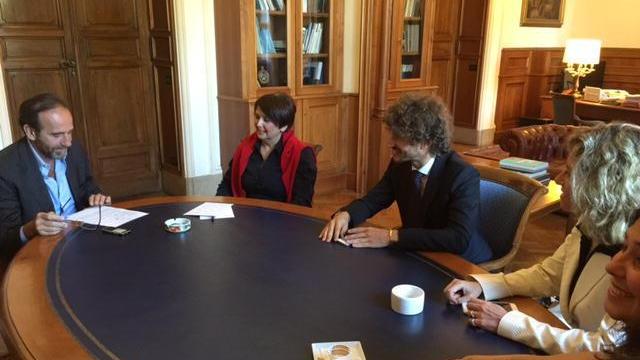 L'incontro a Roma con il viceministro Riccardo Nencini (a sinistra)
