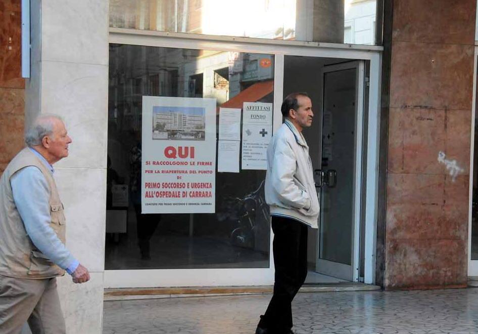 No al primo soccorso a Carrara. La “sentenza” dell’Asl 