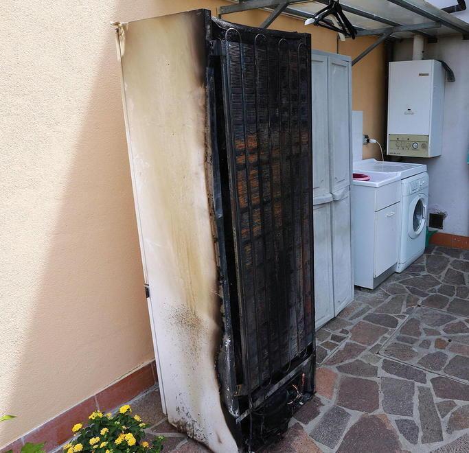 I danni alla cucina ammontano a migliaia di euro