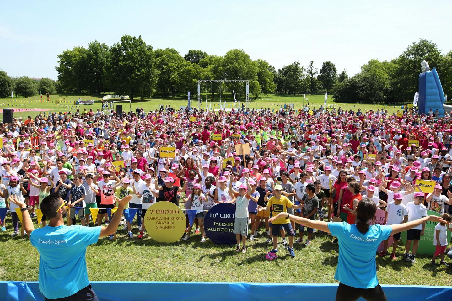 Scuola Sport: 1300 ragazzini al parco Ferrari