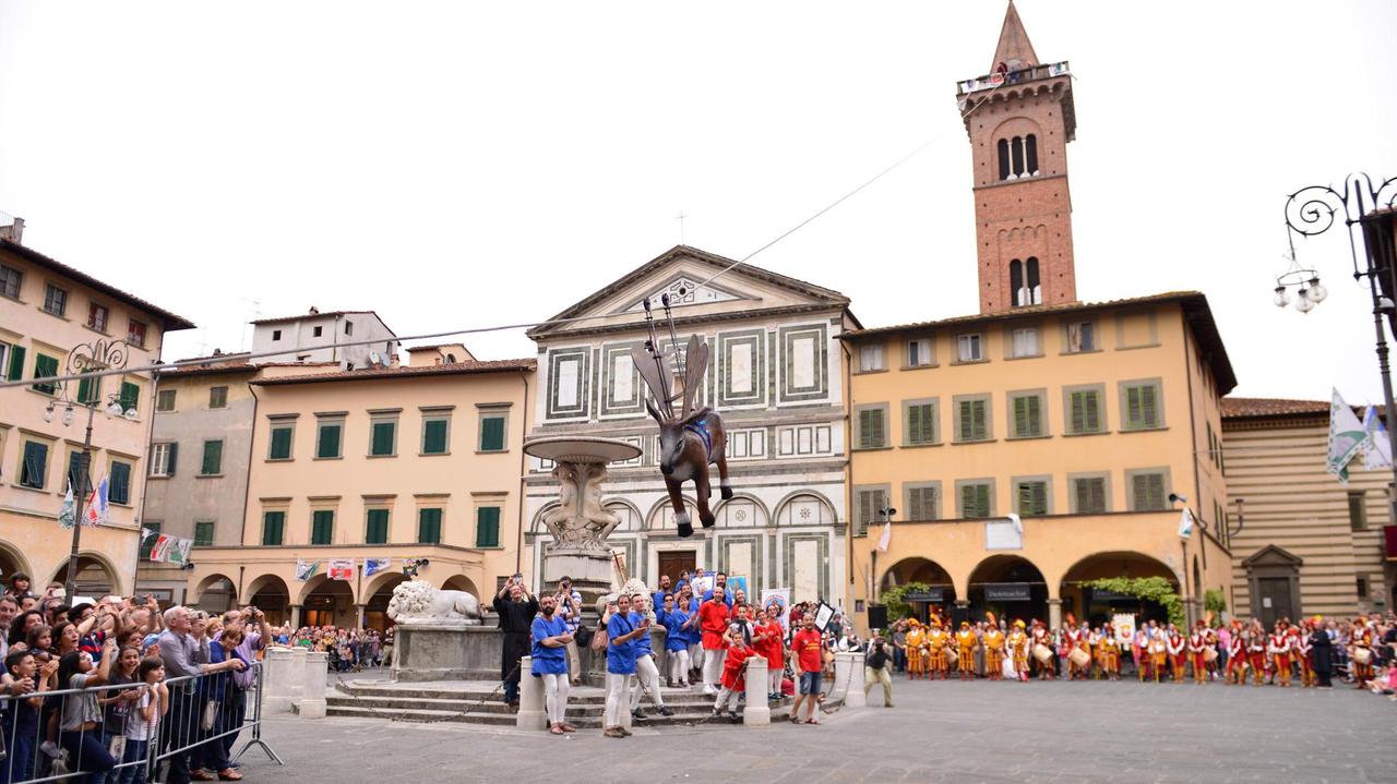 Il Volo del ciuco in piazza dei Leoni