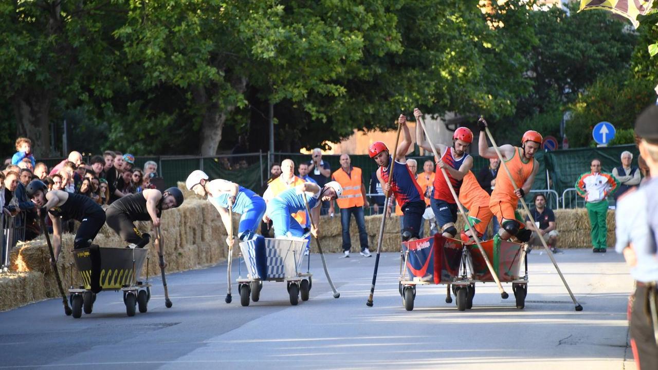 I barchini in gara (Foto di Franco Silvi)
