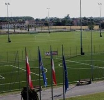 Maxischermo al centro sportivo dei neroverdi