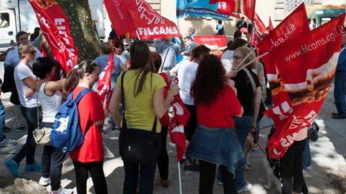 Corteo in centro, soddisfatti i sindacati
