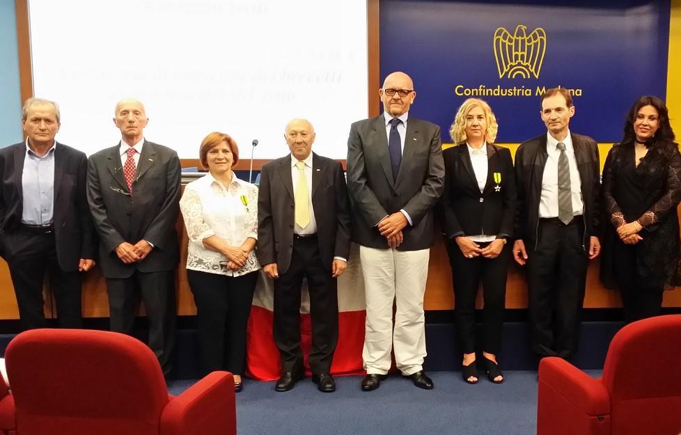 Nove Maestri orgoglio del Lavoro 