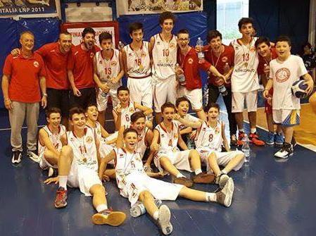 Pistoia Basket Nuova Comauto Under 13 campione regionale 2015/16