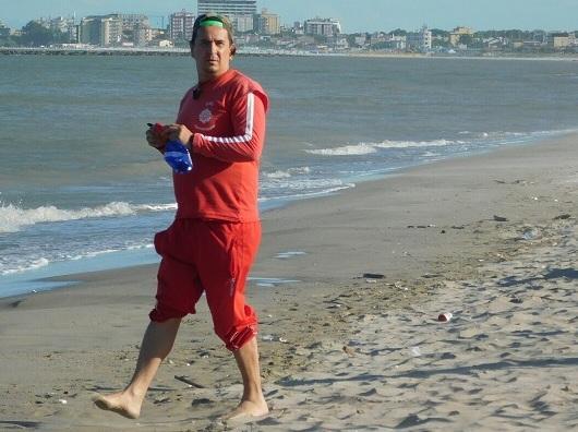 Il bagnino Florin Cuciureanu che ha salvato Francesca Martelli