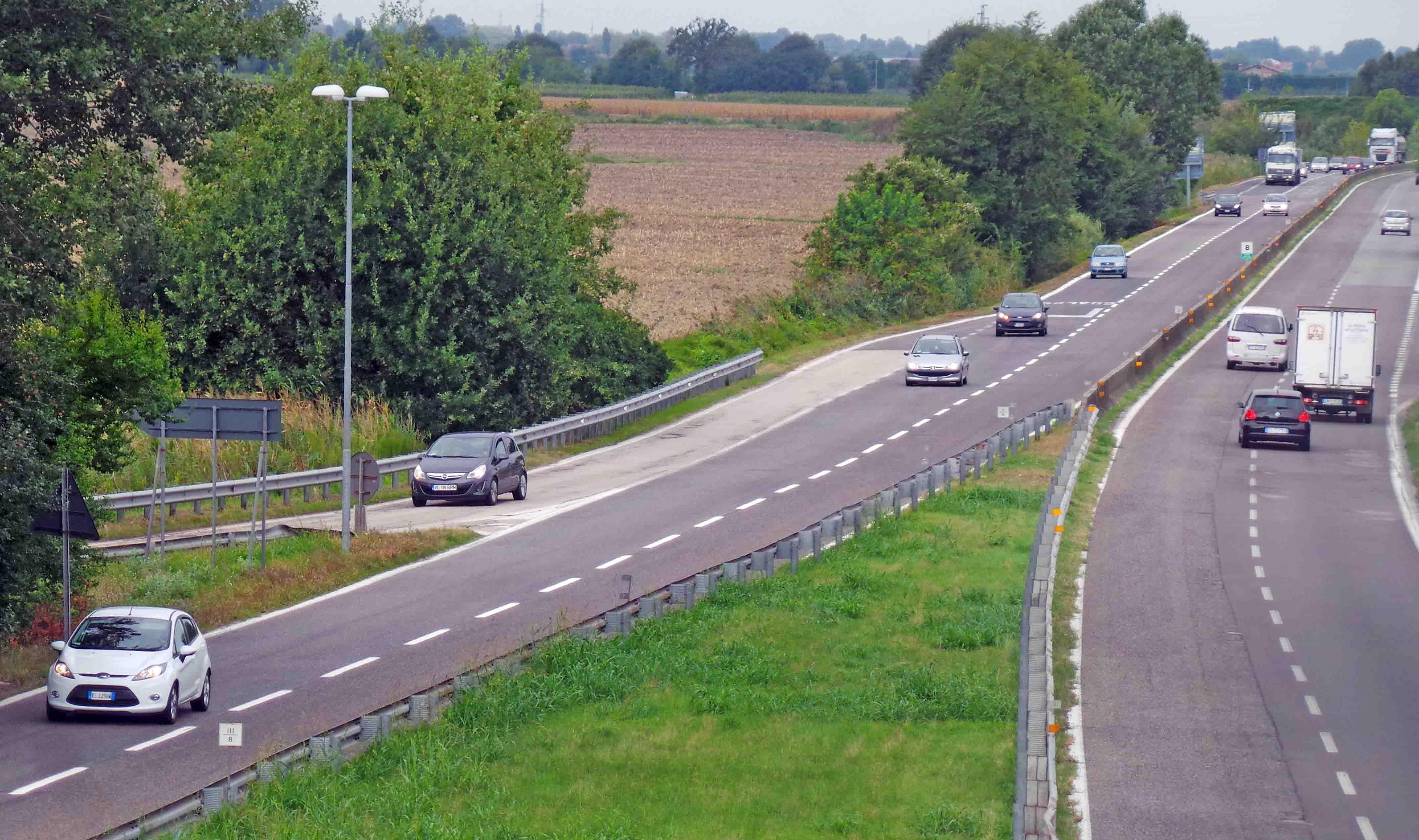 La superstrada Ferrara-mare