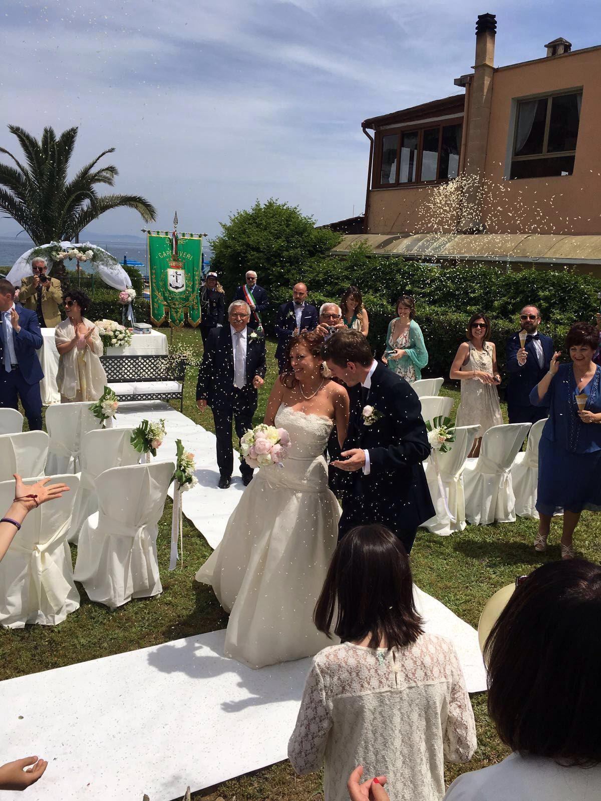 Cecilia Betti e Michele Corsetti si sposano a Naregno