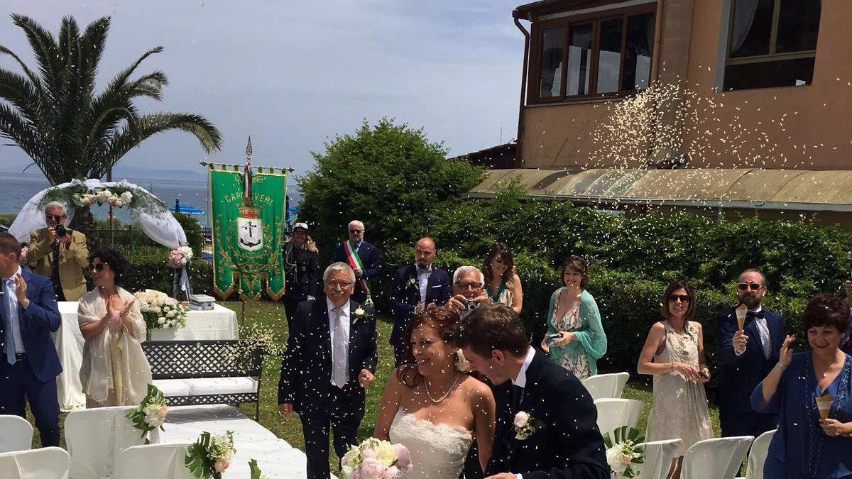 Cecilia Betti e Michele Corsetti si sposano a Naregno