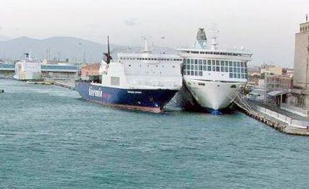 Le due navi al momento dello scontro