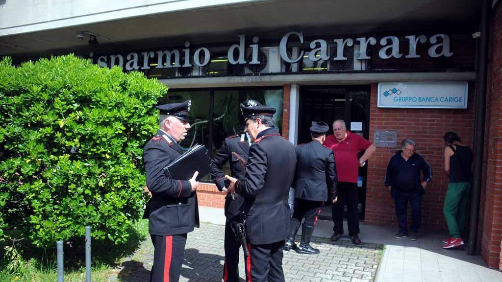 I momenti successivi alla rapina