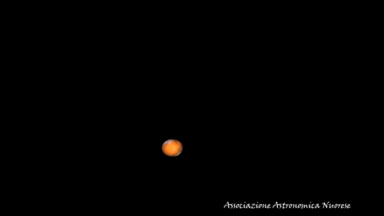Marte fotografato dagli appassionati dell'associazione astronomica nuorese
