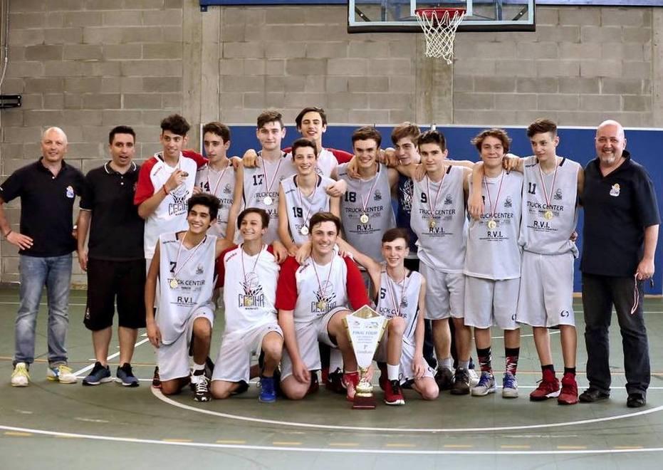Invincibile Cecina il basket Under 15 è campione regionale 