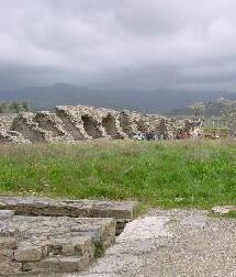 Francigena Express a Luni: gli studenti e la storia locale