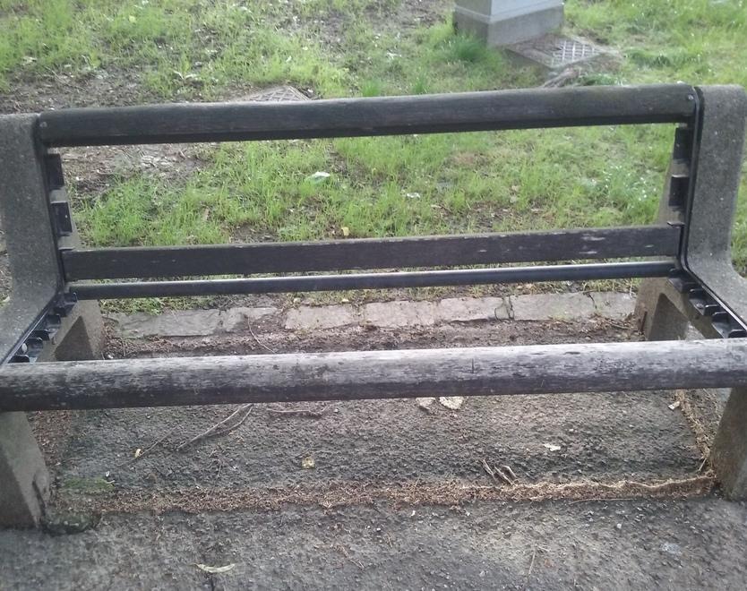 Degrado in un parchetto