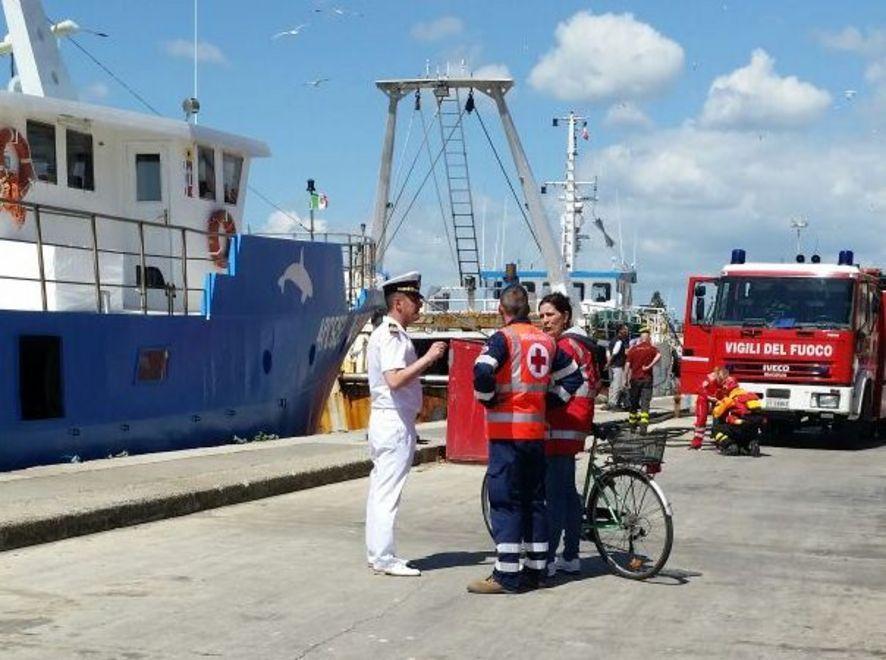 Malore a bordo, ma è un’esercitazione 