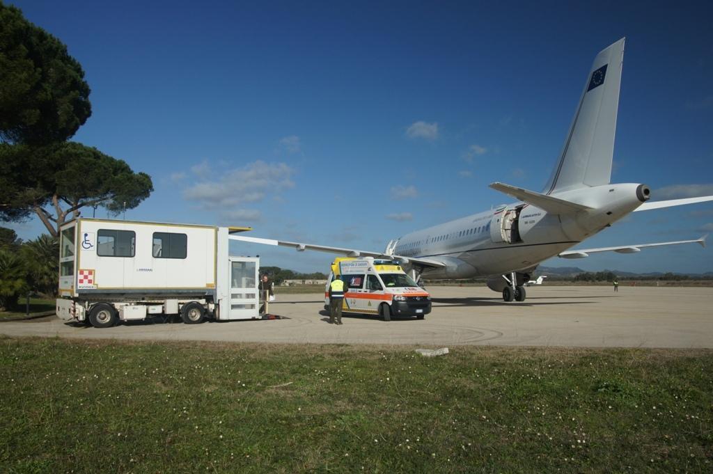 Un volo speciale dell'Aeronautica militare