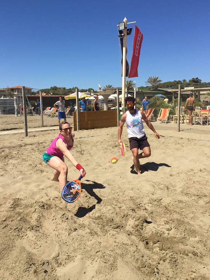 Un momento di una partita a San Vincenzo