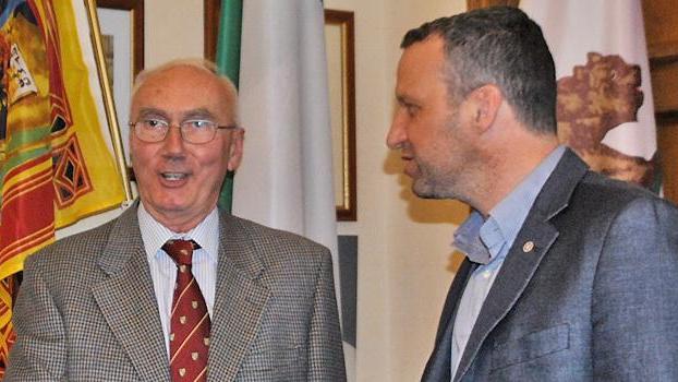 Francesco Marchi con Flavio Tosi