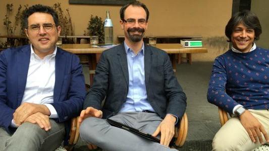Da sinistra Alessandro Michelozzi, Gabriele Bosi e Lorenzo Marchi