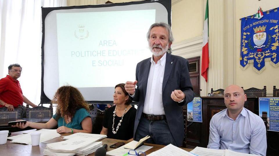 Il sindaco di Montecatini Giuseppe Bellandi (foto Nucci)